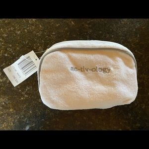 Activology towel terry cloth cosmetic/toiletry bag with bonus tie bag